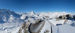 Archived image Webcam Gornergrat Kulm Zermatt 09:00