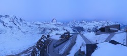 Archiv Foto Webcam Gornergrat Kulm Zermatt 06:00