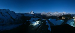 Archived image Webcam Gornergrat Kulm Zermatt 01:00