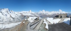 Archived image Webcam Gornergrat Kulm Zermatt 09:00