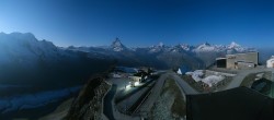 Archiv Foto Webcam Gornergrat Kulm Zermatt 01:00