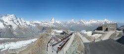 Archiv Foto Webcam Gornergrat Kulm Zermatt 09:00