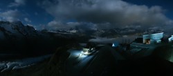 Archiv Foto Webcam Gornergrat Kulm Zermatt 01:00