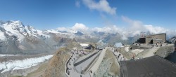 Archiv Foto Webcam Gornergrat Kulm Zermatt 09:00