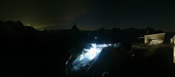 Archived image Webcam Gornergrat Kulm Zermatt 23:00