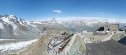 Archiv Foto Webcam Gornergrat Kulm Zermatt 09:00