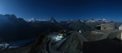 Archiv Foto Webcam Gornergrat Kulm Zermatt 01:00