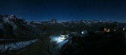 Archiv Foto Webcam Gornergrat Kulm Zermatt 01:00
