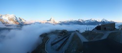 Archiv Foto Webcam Gornergrat Kulm Zermatt 05:00