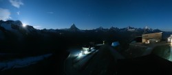 Archiv Foto Webcam Gornergrat Kulm Zermatt 23:00