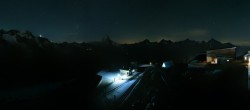 Archived image Webcam Gornergrat Kulm Zermatt 01:00