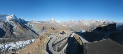 Archived image Webcam Gornergrat Kulm Zermatt 08:00