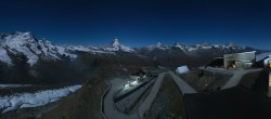 Archiv Foto Webcam Gornergrat Kulm Zermatt 23:00