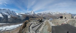 Archiv Foto Webcam Gornergrat Kulm Zermatt 11:00