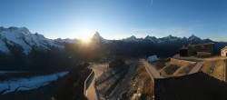 Archiv Foto Webcam Gornergrat Kulm Zermatt 17:00