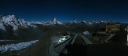 Archiv Foto Webcam Gornergrat Kulm Zermatt 23:00