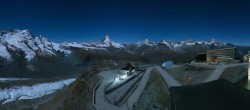 Archiv Foto Webcam Gornergrat Kulm Zermatt 01:00