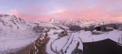 Archived image Webcam Gornergrat Kulm Zermatt 06:00