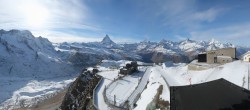 Archived image Webcam Gornergrat Kulm Zermatt 13:00