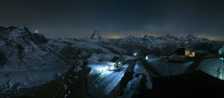 Archiv Foto Webcam Gornergrat Kulm Zermatt 03:00