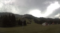 Archiv Foto Webcam Oberjoch - Blick zum Iseler 13:00