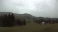 Archiv Foto Webcam Oberjoch - Blick zum Iseler 19:00