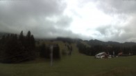 Archiv Foto Webcam Oberjoch - Blick zum Iseler 19:00