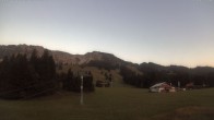 Archiv Foto Webcam Oberjoch - Blick zum Iseler 19:00