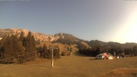 Archiv Foto Webcam Oberjoch - Blick zum Iseler 17:00
