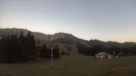 Archiv Foto Webcam Oberjoch - Blick zum Iseler 19:00