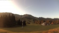 Archiv Foto Webcam Oberjoch - Blick zum Iseler 06:00
