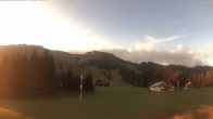 Archiv Foto Webcam Oberjoch - Blick zum Iseler 06:00