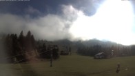 Archiv Foto Webcam Oberjoch - Blick zum Iseler 13:00