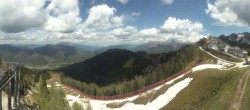 Archived image Webcam Top station Monte Lussari 13:00