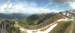 Archived image Webcam Top station Monte Lussari 15:00