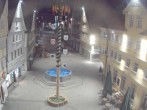 Archiv Foto Webcam Aalen - Blick auf den Marktplatz 23:00