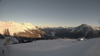 Archiv Foto Webcam Blick vom Rojen - Vinschgau 07:00