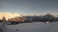 Archived image Webcam View Rojen Mountain, Vinschgau 07:00