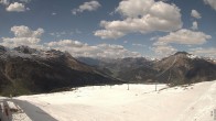 Archiv Foto Webcam Blick vom Rojen - Vinschgau 15:00