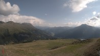 Archived image Webcam View Rojen Mountain, Vinschgau 07:00