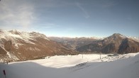 Archived image Webcam View Rojen Mountain, Vinschgau 09:00