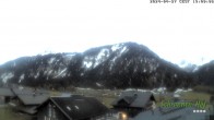 Archived image Webcam Schoppernau: Mt. Zitterklapfen 19:00