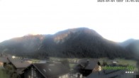 Archiv Foto Webcam Schrannen-Hof: Blick zum Zitterklapfen 19:00