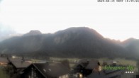 Archiv Foto Webcam Schrannen-Hof: Blick zum Zitterklapfen 19:00