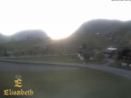 Archiv Foto Webcam Schoppernau: Ausblick Hotel Elisabeth 19:00