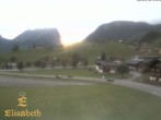 Archiv Foto Webcam Schoppernau: Ausblick Hotel Elisabeth 19:00