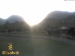 Archiv Foto Webcam Schoppernau: Ausblick Hotel Elisabeth 19:00