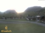 Archiv Foto Webcam Schoppernau: Ausblick Hotel Elisabeth 19:00