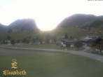 Archiv Foto Webcam Schoppernau: Ausblick Hotel Elisabeth 19:00
