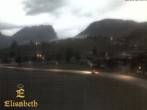 Archiv Foto Webcam Schoppernau: Ausblick Hotel Elisabeth 19:00